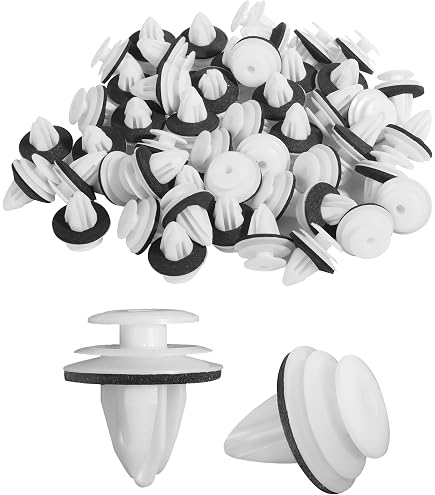 Clips De Fixation Auto Universels - Lot De 100 Agrafes Plastique Pour Panneaux De Porte, Pare-chocs - 11