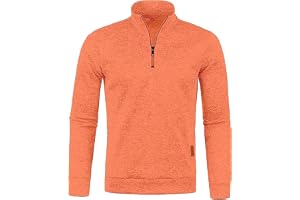 Tröja herr utan huva sweatjacka herr med huva 5XL, halv dragkedja ståkrage tröja oversize arbetströja vinter sport ledig tröja långärmad tröja V-ringad smal passform basic tröja