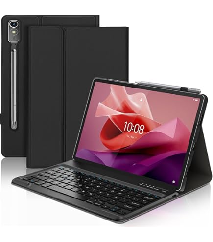 ZOMUN Keyboard Cover Case For Huawei MediaPad T5 10, Wireless Bluetooth - View #3