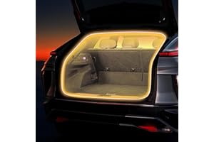 NEOVSUNY 4M Kofferraum Lichtstreifen,Dynamic Flowing Car Trunk Light Strip,Kofferraum LED Streifen,LED-Lichtstreifen für LKW,Full Circle Automatischer Sensor Tail Box Light Strip für Auto Kofferraum Dekoration