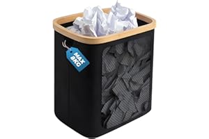 Biigdan Rectangle Pliable Poubelle Bureau