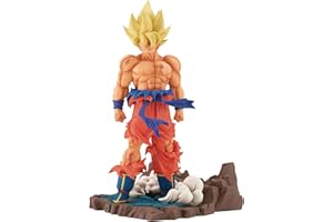 Banpresto History Box Vol.3: Dragon Ball Z - Super Saiyan Son Goku (VS Frieza) Statue (13cm) (18944)