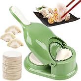 Dumpling Maker, Teigtaschenformer, 2 in 1 Gyoza Maker,Maultaschen Former, Manuelle Ravioli Ausstecher Für Küche Dumpling, Rav
