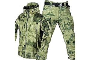 WENNEWU Militärische Taktische Anzüge, Männerkämpfe, Anzüge Für Männer Jagdkleidung, Trainingssätze Armeejacken