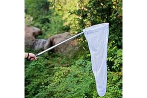 ANTCHER Teleskop-Schmetterlings- und Insektennetz, ideal zum Fangen von Insekten, Käfern, Griff ausziehbar von 40 cm bis 150 cm
