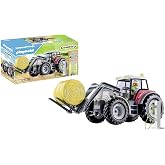 Playmobil Country 71305 B&uuml;y&uuml;k Trakt&ouml;r, Elektrikli Trakt&ouml;r, Katlanır &Ccedil;atılı ve Elektrik Şarj Istasyonu, 4 Yaşından B&uuml;y&uuml;k &Ccedil;ocuk