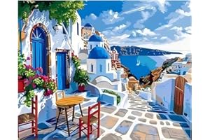 DAISEN ART Paint by Numbers for Adults, Painting by Numbers for Adults Landscape, Landscape Paint by Numbers Kits for Gifts and Home Wall Decor 12x16 Inch