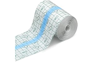 Aohcae Wodoszczelny, przezroczysty bandaż, 15 cm x 10 m, plaster pod prysznic, wodoodporny, do tatuażu, druga skóra, plaster, folia do tatuażu, folia samoprzylepna, folia ochronna