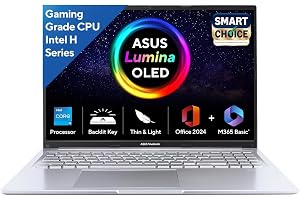 ASUS Vivobook 16,Smartchoice, 13th Gen, Intel Core i5-13420H,16GB RAM,512GB SSD,FHD, OLED,Win 11,M365 Basic (1Y),Backlit Keyb