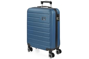 SKPAT - Valise Cabine 55x40x20, Valise Cabine, Valise À roulettes, Valise Roulette, Valise Rigide, Résistant, Légère 175250, Bleu Marine