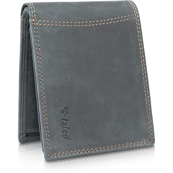 Stealth Mode Cartera RFID de Cuero Para Hombre, Triple Pliegue, Con Stealth Mode Cartera RFID de Cuero Para Hombre, Triple Pliegue, Con