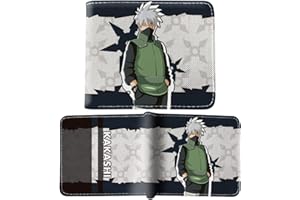 BESTZY Naruto Portemonnaie Kinder Geldbörse Jungen Karikatur Naruto Brieftasche Naruto Zweifach Gefalteter Kreditkartenhalter Für Jugend,Kinder Geburtstagsgeschenk