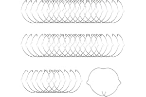 COGNITIVEX 40Pcs Downlight Spring Clips Light Fitting Parts MR16 Lamp Retaining Spring Clip Retaining Spring Rings Clasp Clips Diameter Bulb Retainer Clip Clasp for Most Spot Light Recessed Downlights