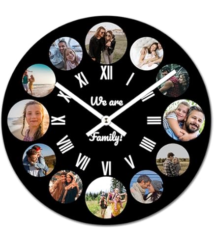 CreaDesign Wanduhr Kinder Personalisiert – Mit Name & Traum Motiv | 19,5 Cm Weiß