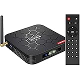 Android 9.0 TV Box 【4GB RAM+32GB ROM】 Android TV Box, Doble WiFi 2.4GHz / 5GHz H6 Bluetooth de Cuatro núcleos 64 bits 3D / 4K
