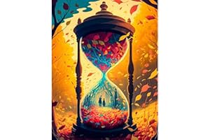 MOGTAA 5D Diamond Painting Kits for Adults, Landscapes Diamond Art Painting Kits for Beginners, DIY Round Diamond Dots Crafts Painting for Home Art Decor 30x40cm