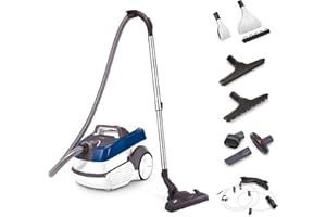 Di4 AquaMax, Aspirapolvere Potente + Lavasciuga Pavimenti + Lavatappezzeria, Lava Divano, Aspiraliquidi, Filtro HEPA, 14 Accessori, Detergenti inclusi, 2100 W