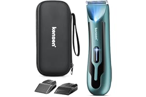 KENSEN Afeitadora Corporal Masculina, IPX7 Impermeable Depiladora Corporal en Seco y Húmedo con Luz LED, Cuchillas de Cerámica, Rasuradora Mujer Hombre para Zona Intima, Axilas, Brazos, Piernas, Barba