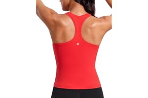 CRZ YOGA Butterluxe Débardeur à Dos Nageur pour Femme Fitness Athletic Yoga sans Manches Tank Top