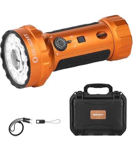 IMALENT MS06 LED Flashlight 25000 Lumens High Lumen Torch, with 6