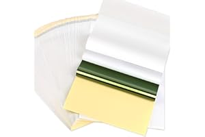 Zevmi 100 Blätter Tattoo Papier zum Bedrucken: A4 Tattoo Transferpapier - Tattoo Stencil Papier, Tattoo Transferfolie, Thermokopierpapier für Freihändig und Thermodrucker