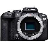 Canon EOS R10 (Body Only) - Compact Mirrorless Digital Camera - 24.2 MP, Dual Pixel CMOS AF II - 4K up to 60p - 23 FPS Contin