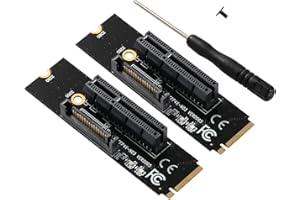 MZHOU M.2 zu PCIe 4X Adapter,NGFF M.2 Schnittstelle zu PCI Express 4X Schnittstelle Unterstützt Windows Vista/XP/7/8/10,Linux(2 Stücke)