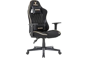 Oversteel - SAPHIRE Chaise de gaming professionnel Tissu imperméable, réglable en hauteur, dossier inclinable à 135°, piston à gaz classe 3, jusqu'à 120Kg, couleur gris/noir