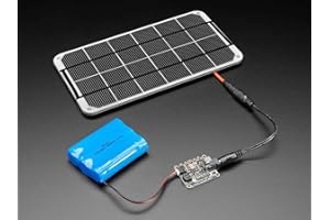 Adafruit Chargeur universel USB/DC/Solar Lithium Ion/Polymère, 1000 mA, 5 V, pour batteries