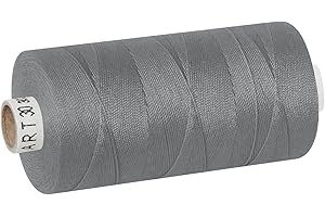 dalipo - Polyester Sewing Thread Thickness 30, Upholstery Thread, 300 m, Grey