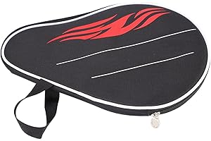 ‎VGEBY SUNGOOYUE Vgeby Paddle Case Waterproof Table Tennis Bat Bag Cover Storage Case for 2 Racket Balls