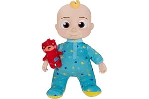 CoComelon CMW0016 Lalka do spania z dźwiękiem, dla dzieci od 18 miesięcy (wersja językowa angielskiego)