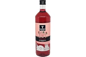 TAYLERSON'S - THE BRITISH ARTISAN COFFEE, COCKTAIL AND PROSECCO SYRUP MAKER Taylerson's Raspberry Flavour Cocktail Syrup - Vegan, Artisan and Hand-Bottled Cocktail, Gin, Prosecco and Baking Syrup. British-Made Alternative to Monin, 1884 - 1 Litre
