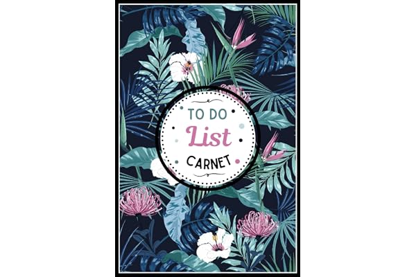 To do list carnet: agenda semainier perpétuel pour organiser son quotidien et ne rien oublier | planner 53 semaines pour la gestion du temps: ... A5 | idée de cadeau original femme, homme