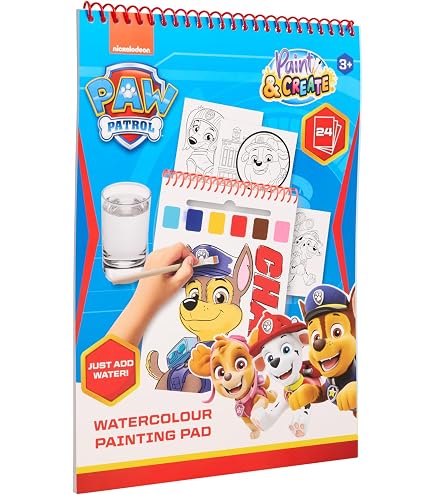 Paw Patrol - Active Colours Set 5 sv 1 - Set of dibujo con lápices de colores, pegatinas and hojas para colorear (113 pieces