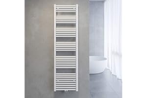 SONNI Handtuchtrockner Heizkörper Bad Mittelanschluss Handtuchwärmer Badheizkörper Weiß Gerade 50 * 180cm
