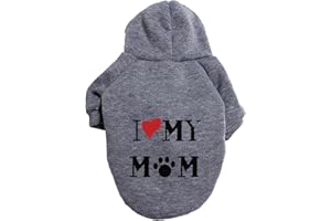 YWSTYLLELTY Hunde Kleidung für Kleine Hunde Hundepullover Kleine Hunde Fleece Pullover Hund Pullover Hund Hundemantel Hundejacke Hundepullover Xs Hundekleidung Kleine Hunde Hunde Wintermantel (Grey, M)