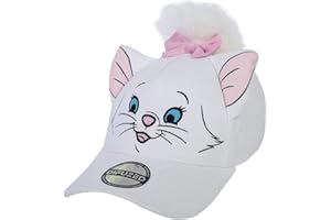 Difuzed Aristogatos, Gorra Marie Disney Hombre, Blanco (White), Talla Única