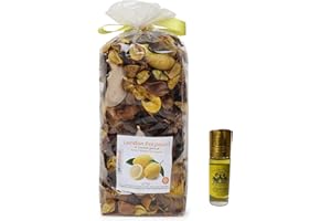 YOUNGLAND London Potpourri with flower and fragrance, Lemon flavour