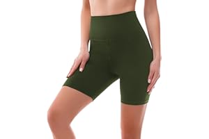 SINOPHANT Radlerhose Damen Kurz High Waist Shorts Leggings für Sommer Fitness Sport Yoga