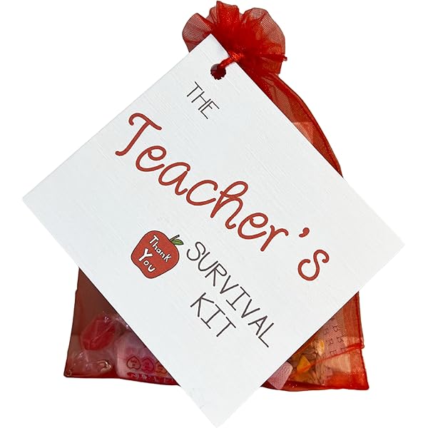 Teachers Survival Kit ~ Fun Novelty Keepsake Gift & Greetings Card