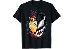 Marvel Iron Man Venom Split Face Maglietta