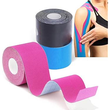 Lot De 9 Bandes élastiques Auto-adhésives - 5/7,5/10 Cm X 4,5 M, Avec Boucles Aluminium, Pour Soutien Articulations, Bandage, Immobilisation - 7