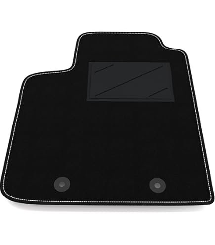 Tappetino Auto Guidatore Per Mercedes GLK (2008-2012) – Solo Lato Guida, Su Misura In Moquette Con Bandiera Italia, Fondo Antiscivolo E Clip