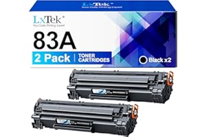 ‎LXTEK LxTek 83A Toner Kompatibel für HP 83A CF283A für HP Laserjet Pro MFP M125nw M127fw M127fn M225dw M125a für HP Laserjet Pro M201dw M201n MFP M225dn M127fp M127fs (Schwarz, 2er-Pack)