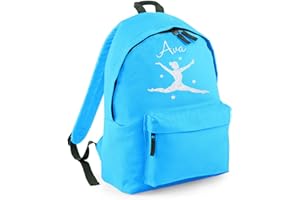 Absolutely Top Girls Personalised Gymnastics Split Jump Backpack
