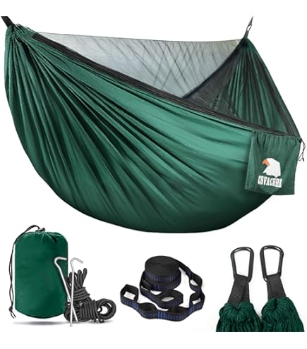 Outdoor Hängematte Mit Moskitonetz - 2,3x2,1m Camping Set Für 200kg