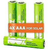 100% PeakPower Rechargeable Batteries