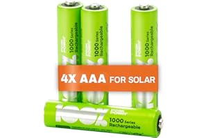 100% PeakPower Rechargeable Batteries