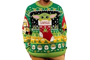 MERCHOID Star Wars Baby Yoda - Jersey de Navidad para hombre o mujer